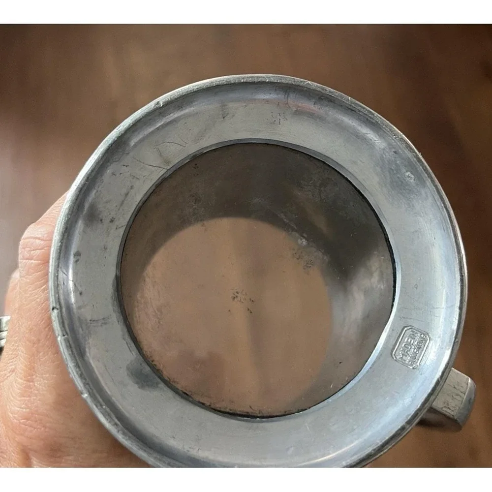 VTG Pewter Tankard Beer Mug Stein, The Crows Nest, Guam USA‎ Travel Souvenir